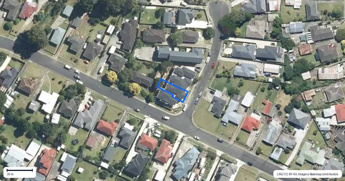 Property context map for 2A Robyn Place, Mangere East, Auckland