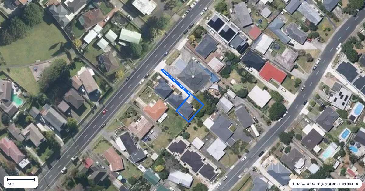 Property context map for 67C Hutchinsons Road, Bucklands Beach, Auckland