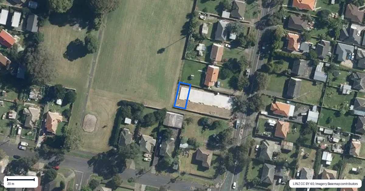 Property context map for 7/21 Erima Avenue, Point England, Auckland
