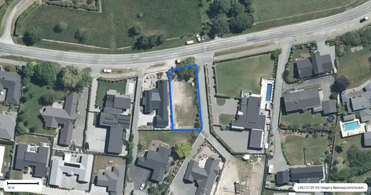 Property context map for 280 Pages Road, Gleniti, Timaru