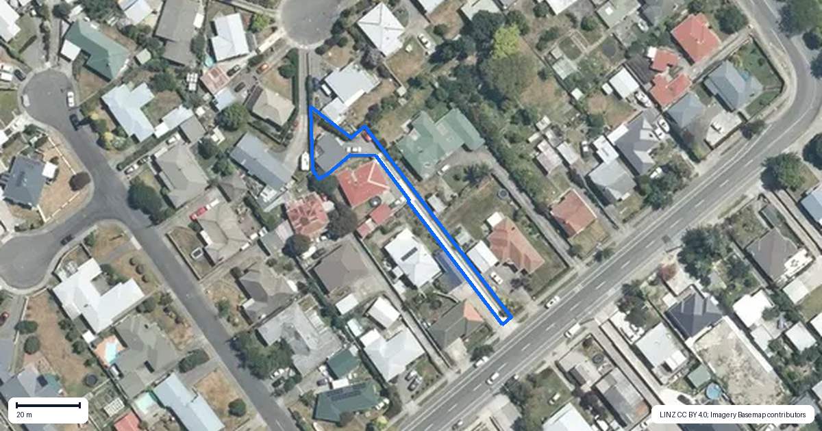 Property context map for 918B Nelson Street North, Mahora, Hastings