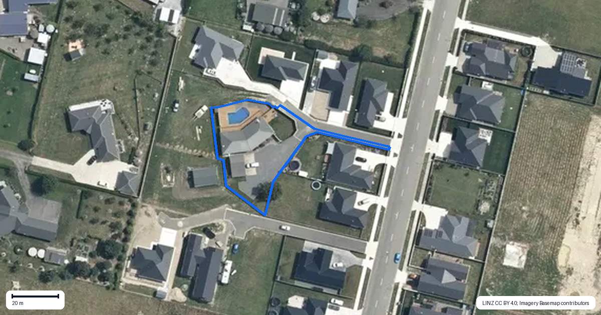 Property context map for 119A Churcher Street, Maewa, Feilding