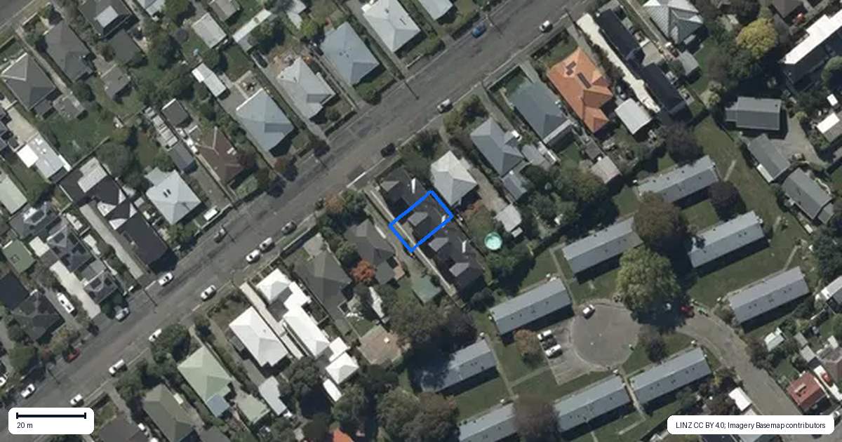 Property context map for 68B Bletsoe Avenue, Spreydon, Christchurch