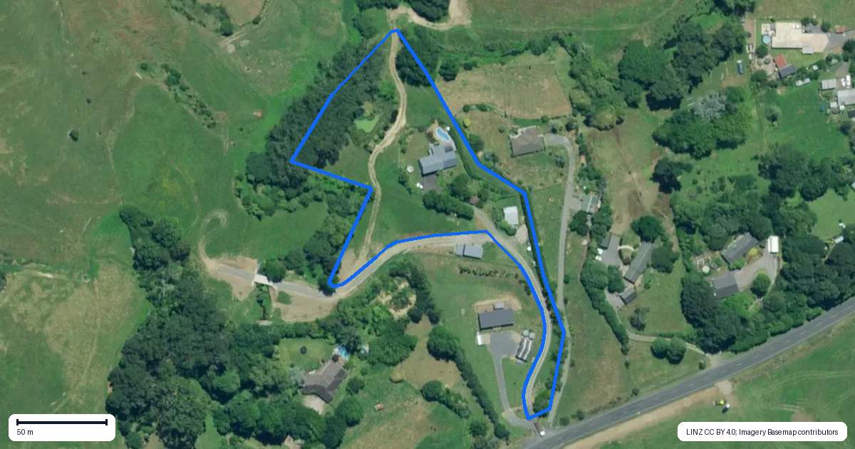 Property context map for 443A Scotsman Valley Road, Tauwhare, Hamilton