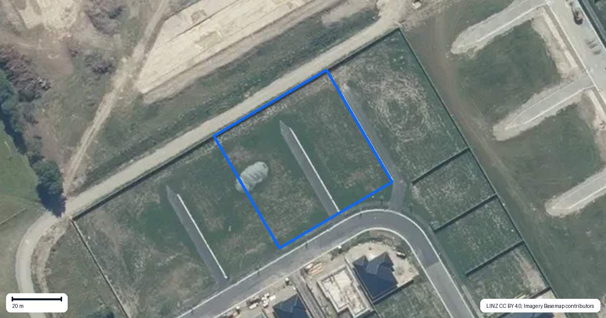 Property context map for 50A Korimako Crescent, Rolleston
