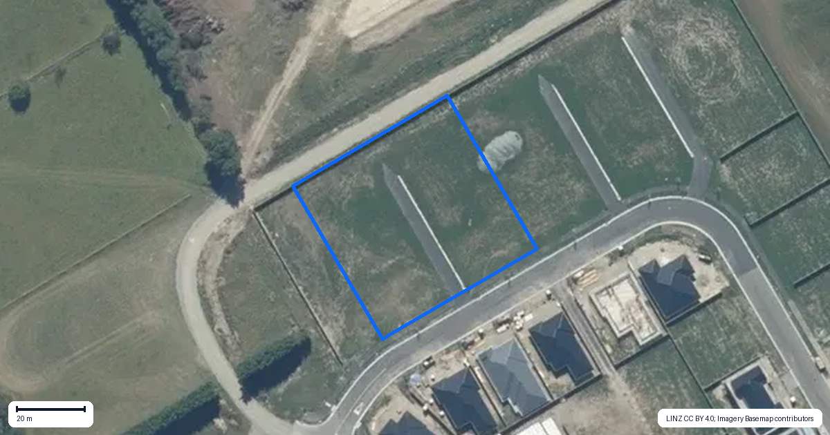Property context map for 54A Korimako Crescent, Rolleston