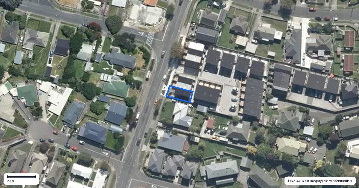 Property context map for 1/342 Waiwhetu Road, Fairfield, Lower Hutt