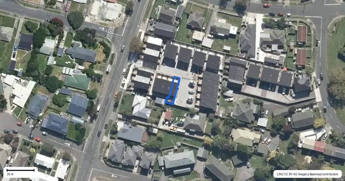 Property context map for 7/342 Waiwhetu Road, Fairfield, Lower Hutt