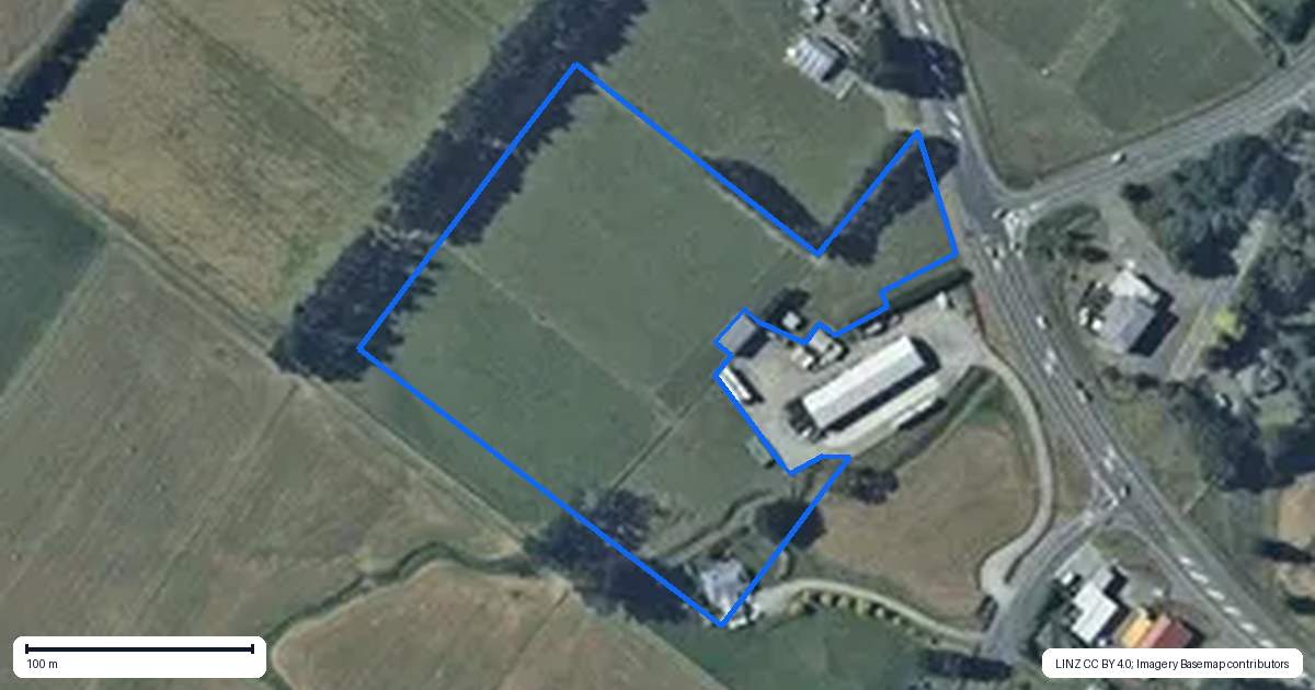Property context map for 10 Green Road, Awahuri, Palmerston North