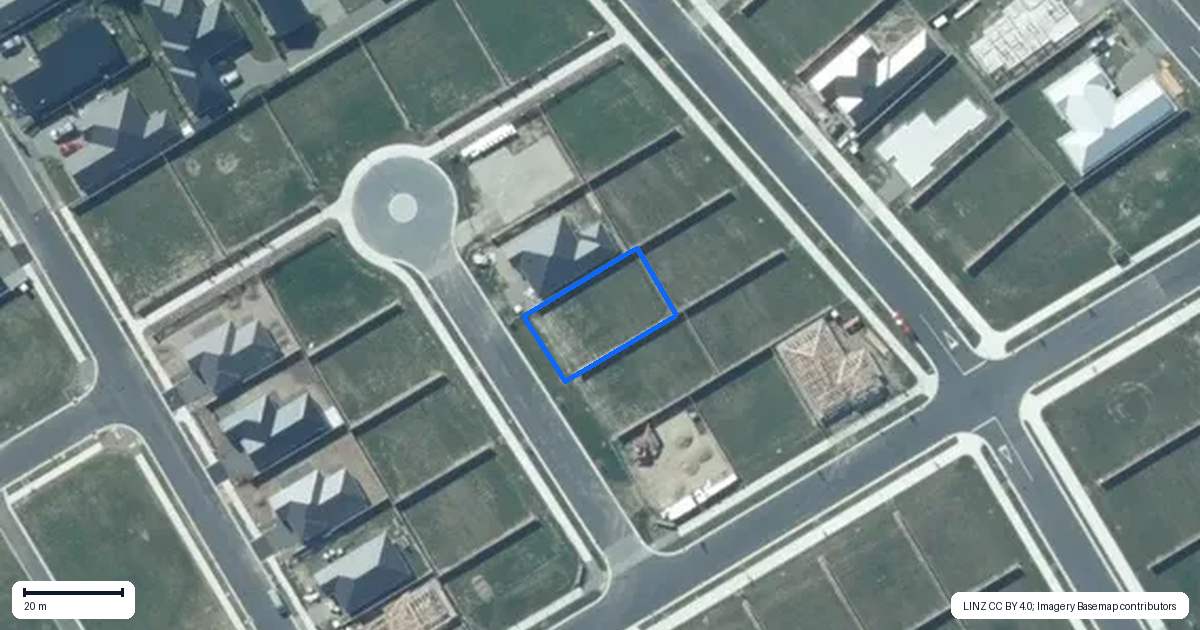 Property context map for 6 Jasmine Close, Rolleston