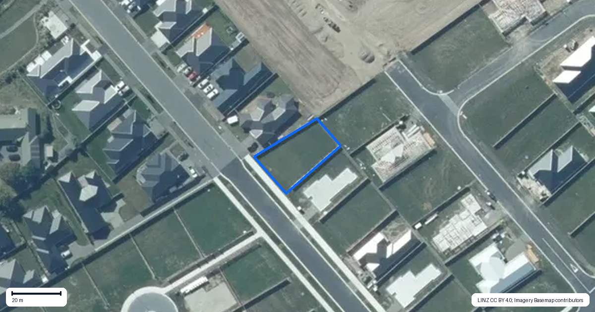 Property context map for 89 Jean Archie Drive, Rolleston