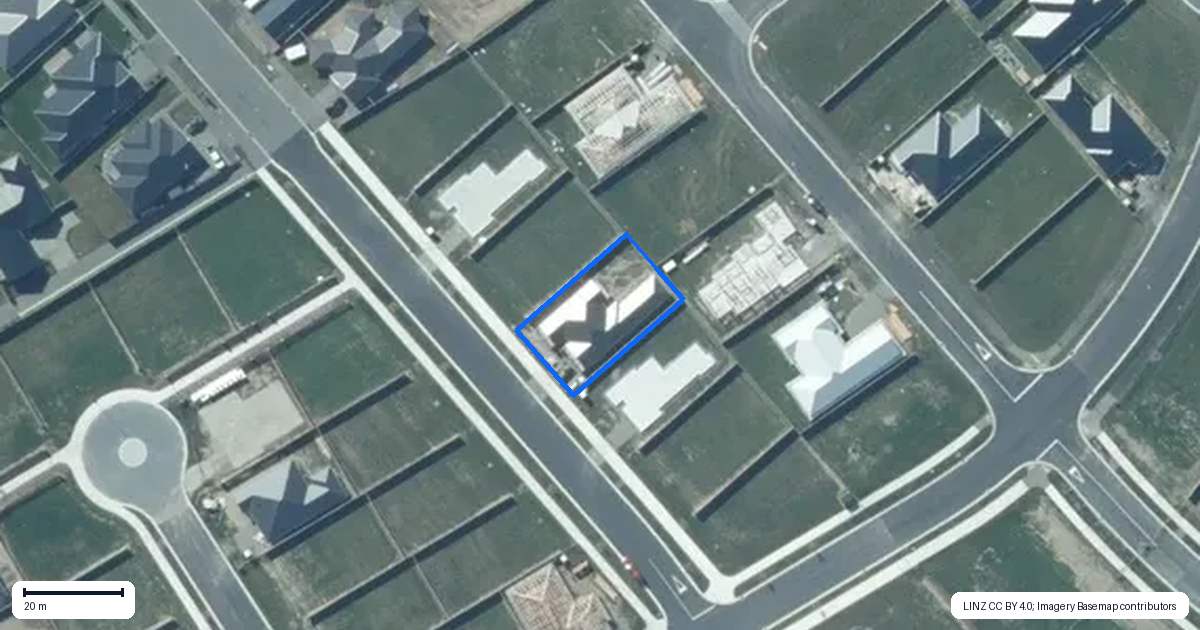 Property context map for 95 Jean Archie Drive, Rolleston