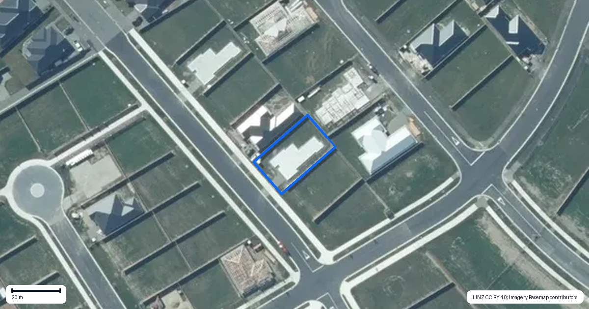 Property context map for 97 Jean Archie Drive, Rolleston