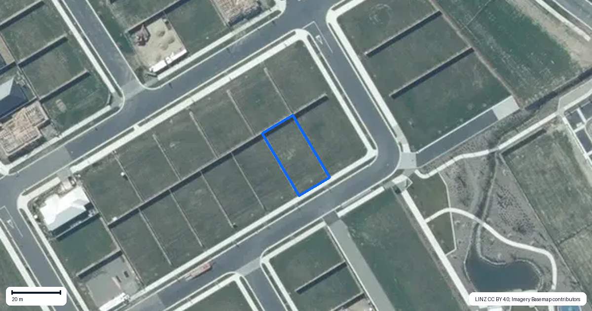Property context map for 124 Jean Archie Drive, Rolleston