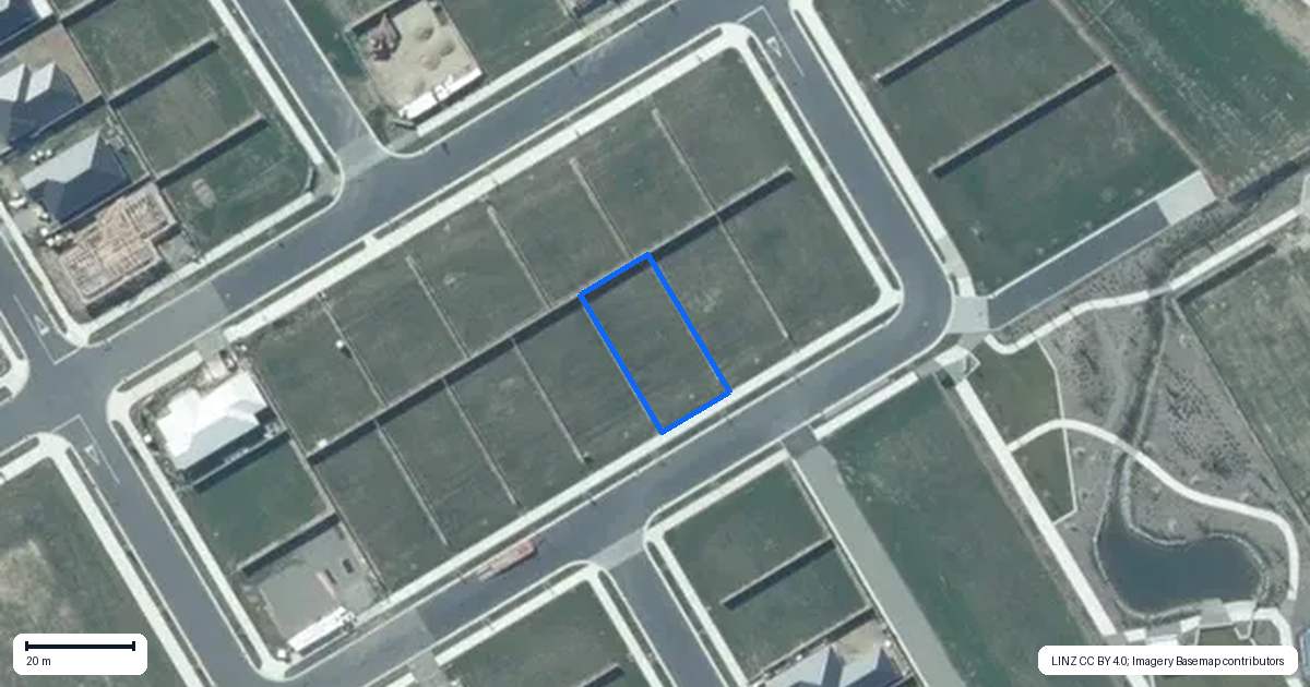 Property context map for 126 Jean Archie Drive, Rolleston