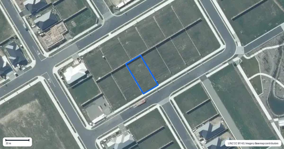 Property context map for 130 Jean Archie Drive, Rolleston