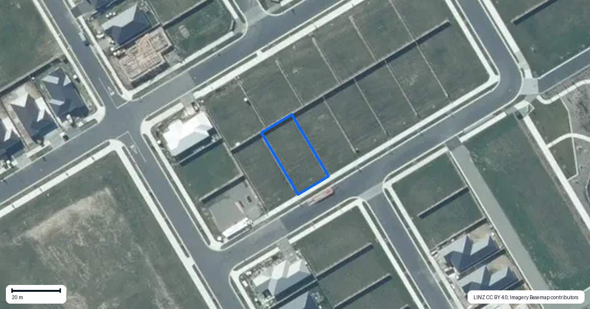 Property context map for 132 Jean Archie Drive, Rolleston