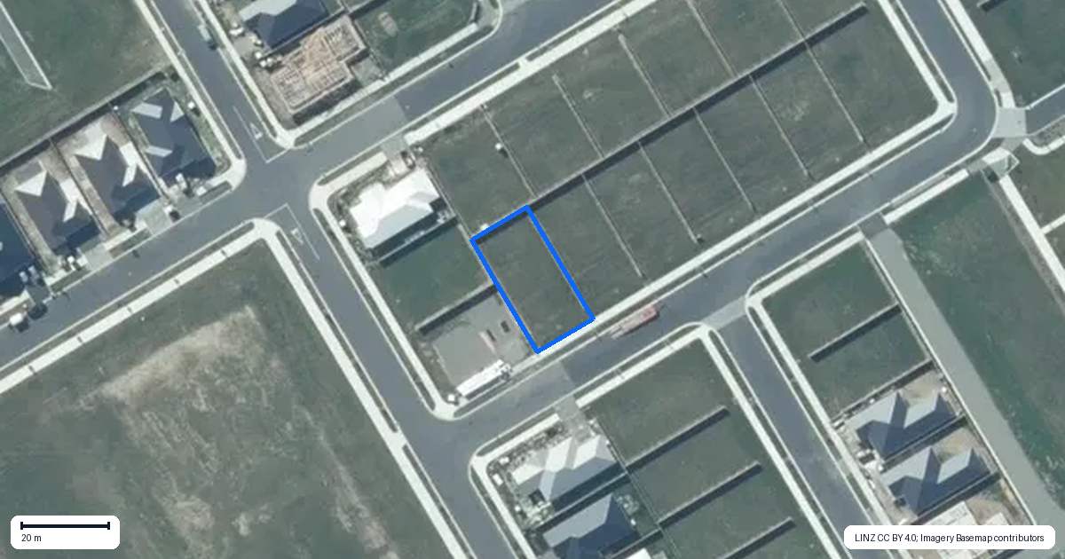 Property context map for 134 Jean Archie Drive, Rolleston