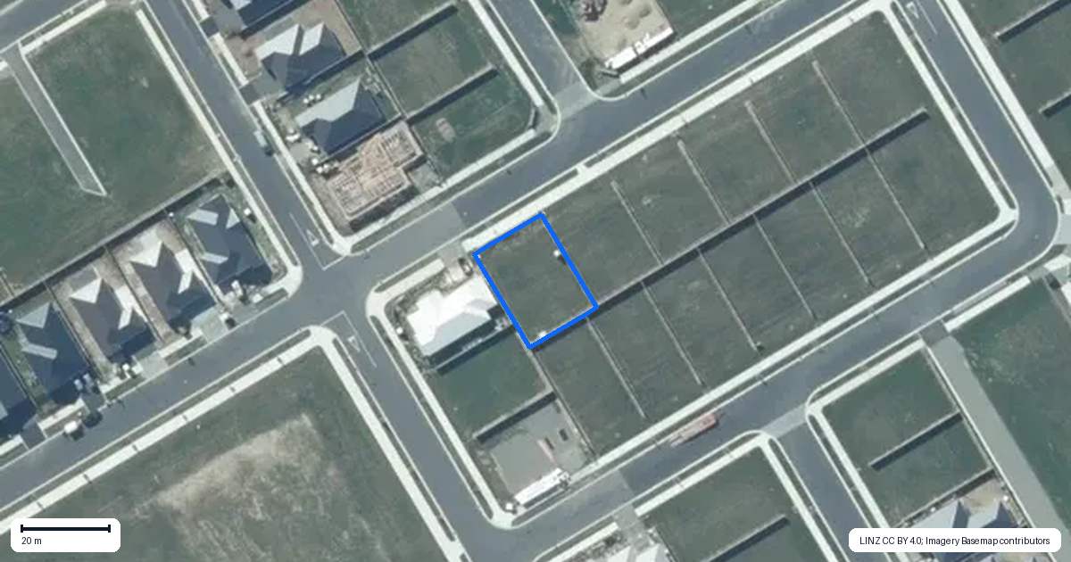 Property context map for 67 Monarch Drive, Rolleston