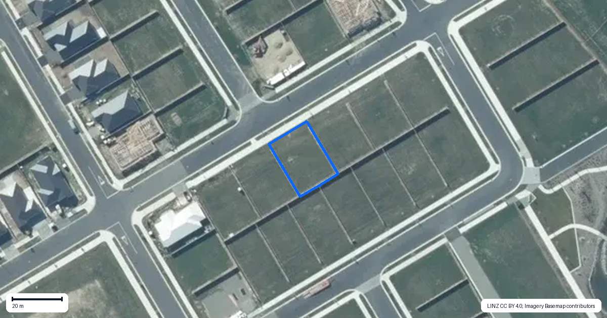 Property context map for 63 Monarch Drive, Rolleston