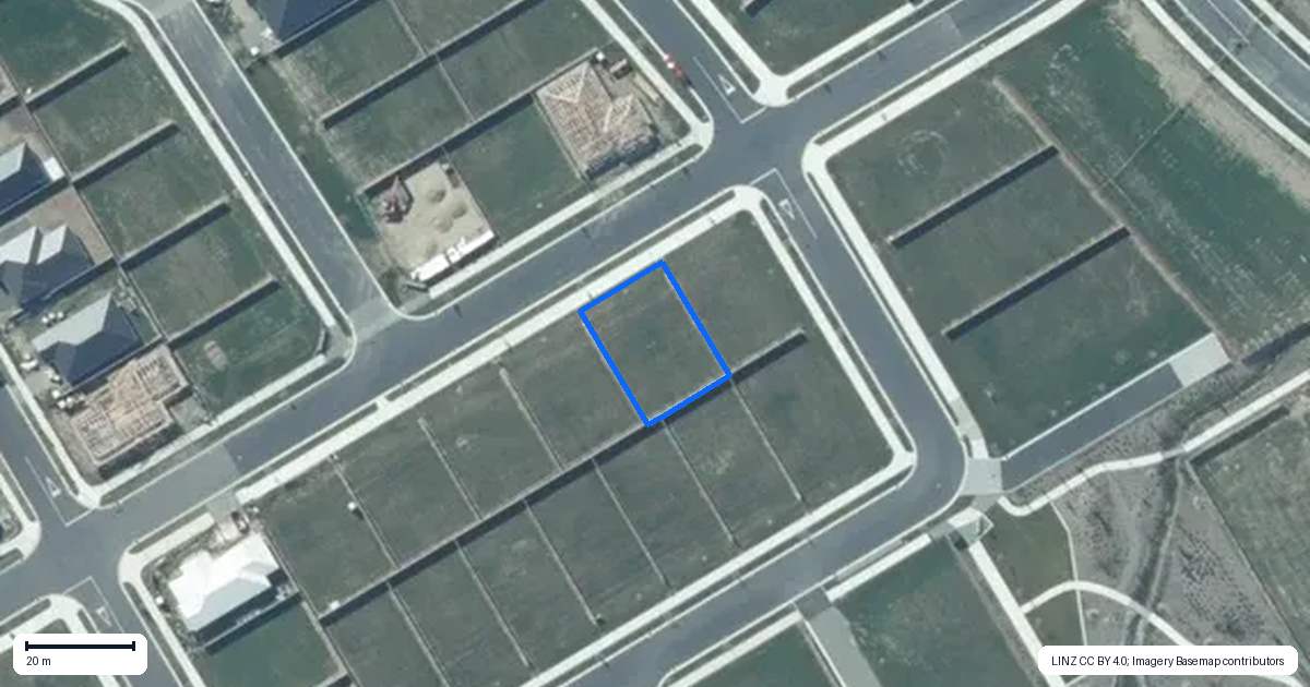 Property context map for 59 Monarch Drive, Rolleston