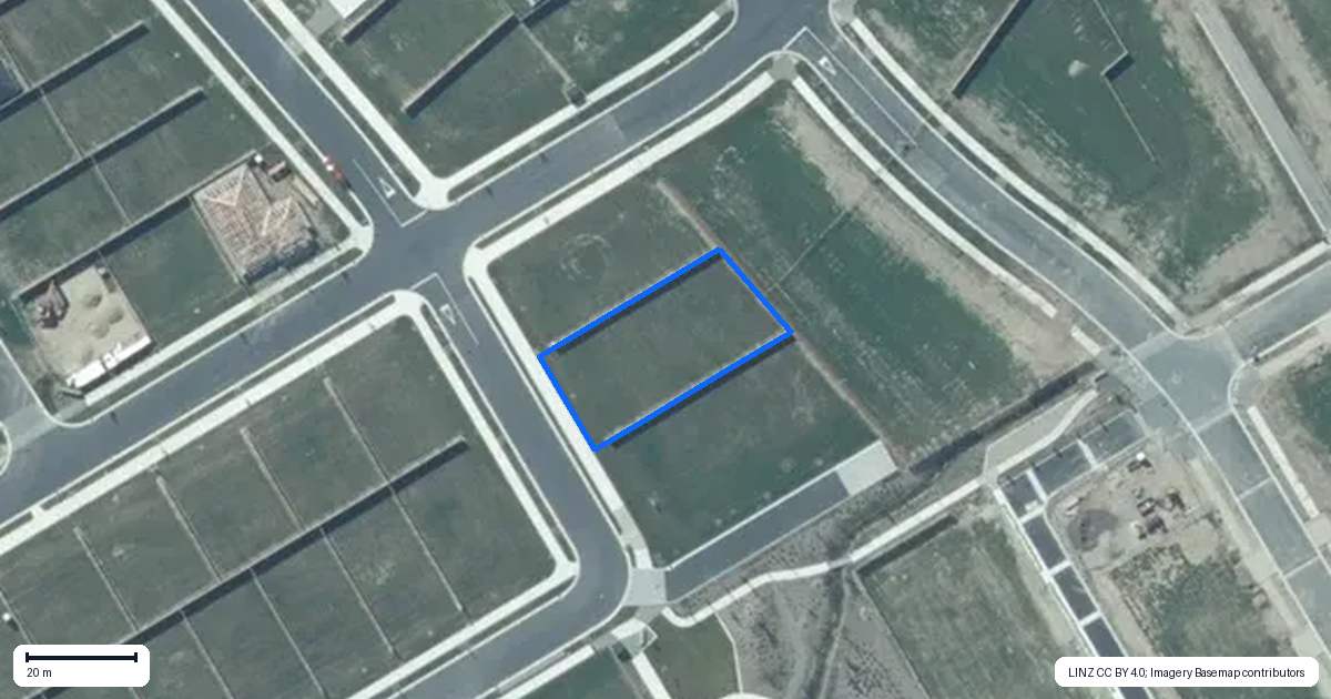 Property context map for 109 Jean Archie Drive, Rolleston