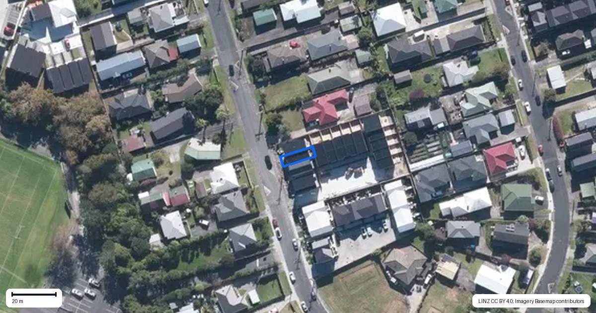 Property context map for 3/25 Titoki Street, Te Atatu Peninsula, Auckland