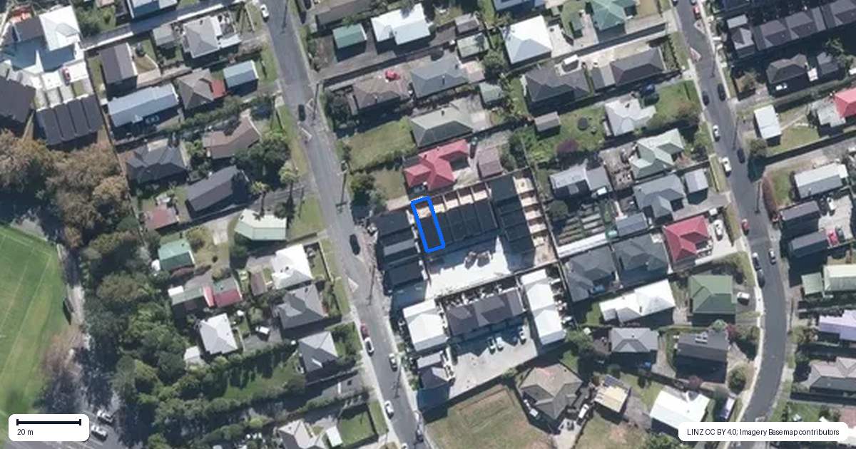 Property context map for 5/25 Titoki Street, Te Atatu Peninsula, Auckland