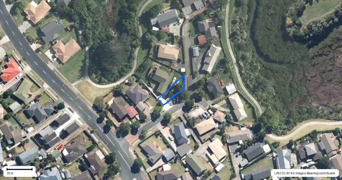 Property context map for 8A Nedlands Place, Burswood, Auckland