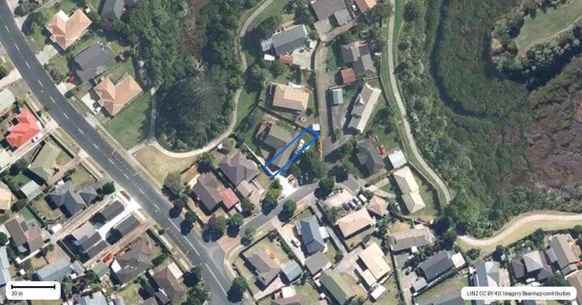Property context map for 8B Nedlands Place, Burswood, Auckland