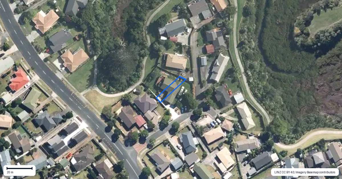 Property context map for 8C Nedlands Place, Burswood, Auckland