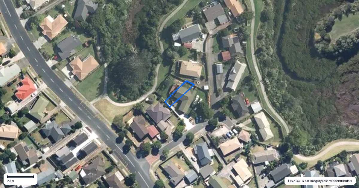 Property context map for 8D Nedlands Place, Burswood, Auckland