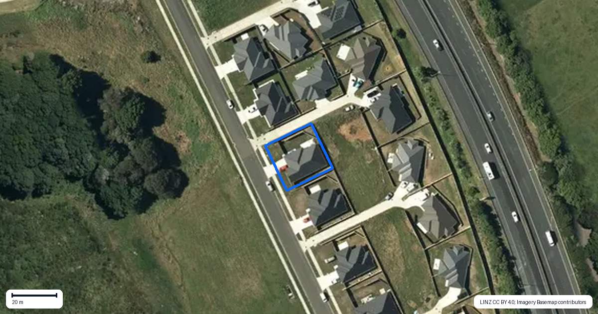 Property context map for 31 Coptic Terrace, Pokeno