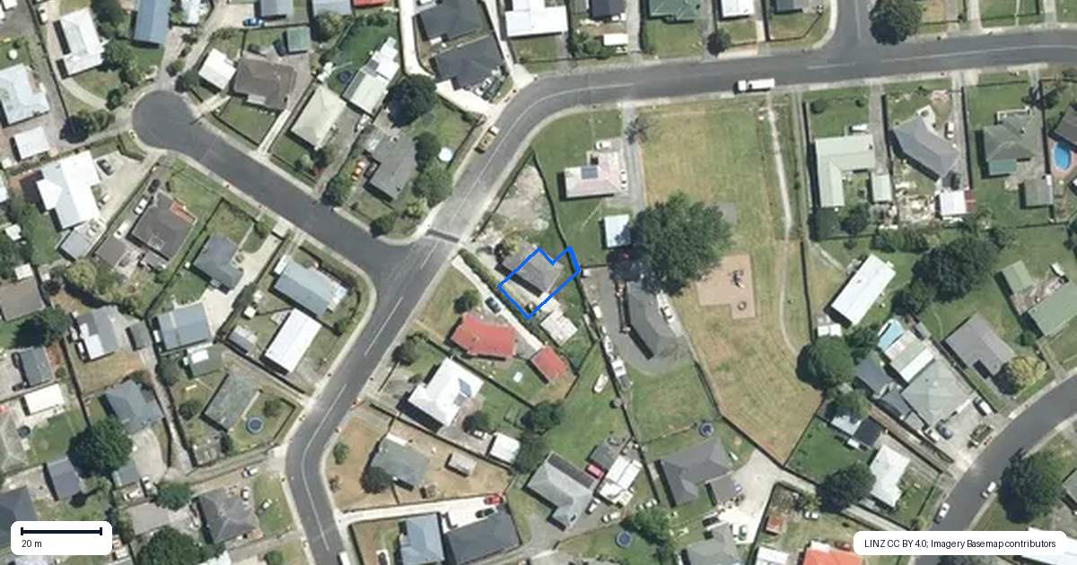 Property context map for 85B Cargill Street, Papakura