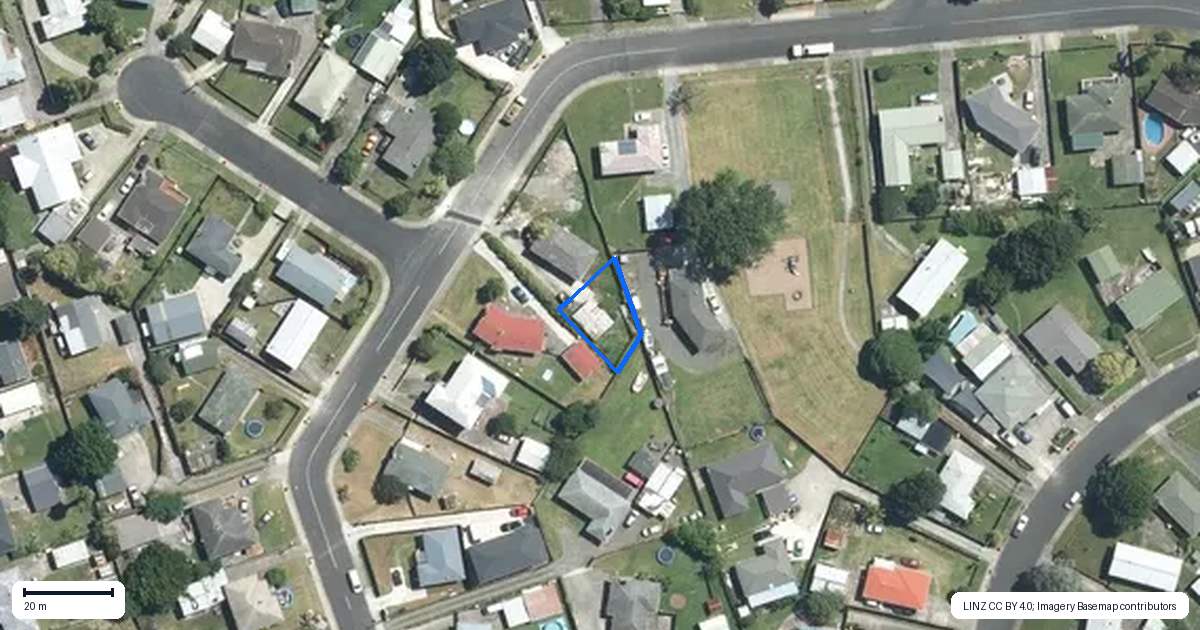 Property context map for 85C Cargill Street, Papakura