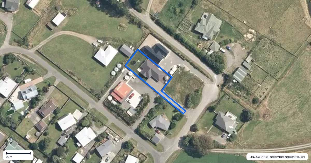 Property context map for 2C A'Court Street, Sanson