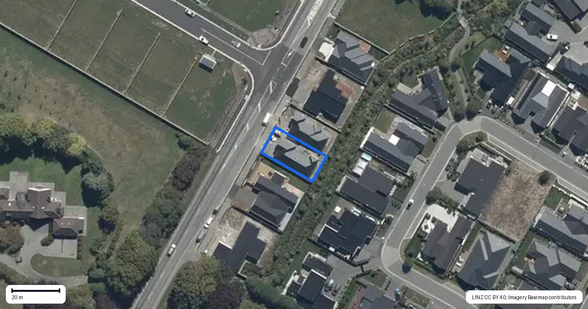 Property context map for 162 Gardiners Road, Harewood, Christchurch