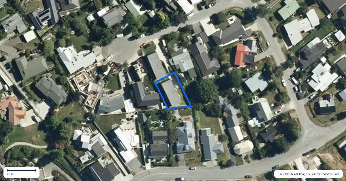 Property context map for 4B Pritchard Place, Arrowtown