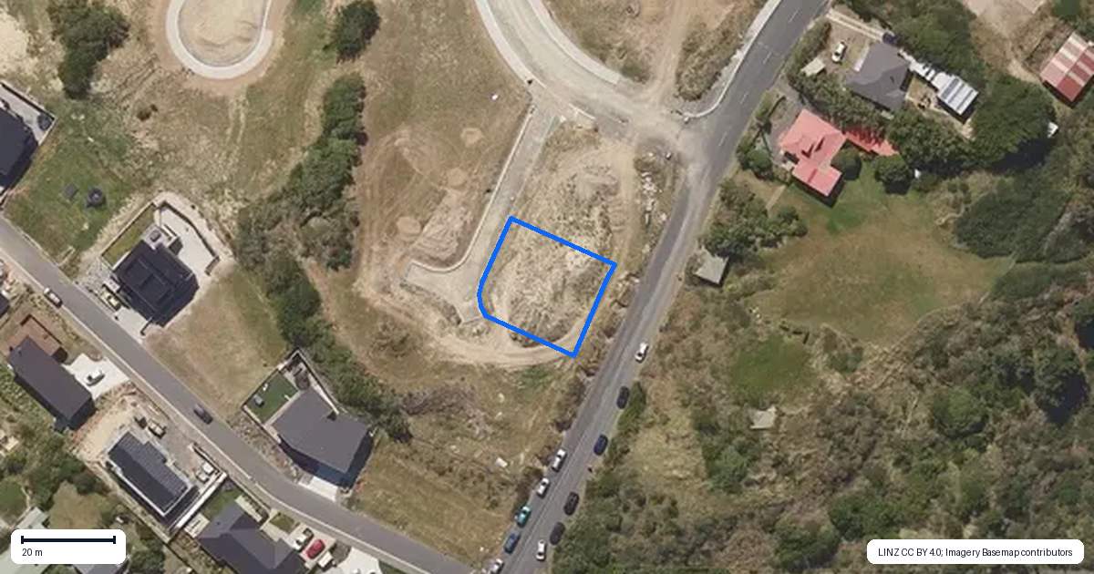 Property context map for 3 Teal Lane, Ocean Grove, Dunedin