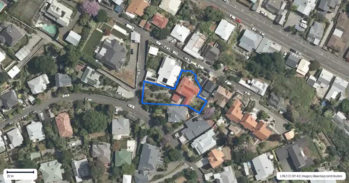 Property context map for 501 Shakespeare Terrace, Bluff Hill, Napier