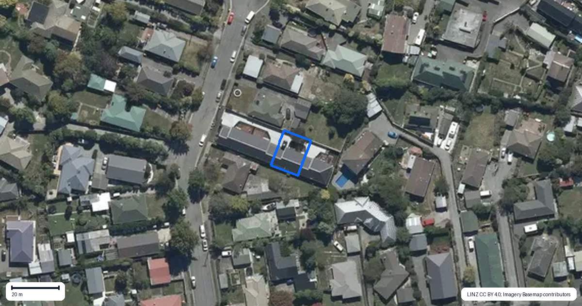 Property context map for 3/8 Larch Place, Casebrook, Christchurch