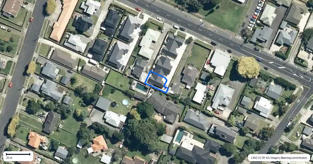 Property context map for 5/983 Alexandra Street, Te Awamutu