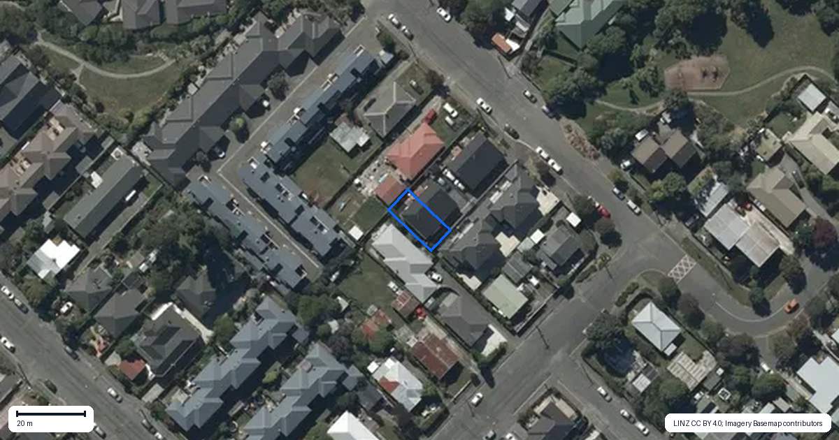 Property context map for 4/15 Cameron Street, Sydenham, Christchurch