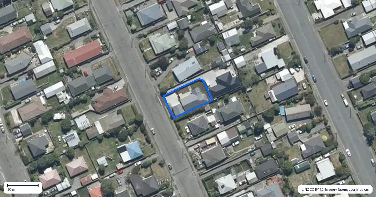 Property context map for 22A Wilson Street, Islington, Christchurch