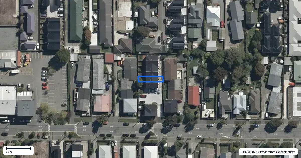 Property context map for 4/427 Worcester Street, Linwood, Christchurch