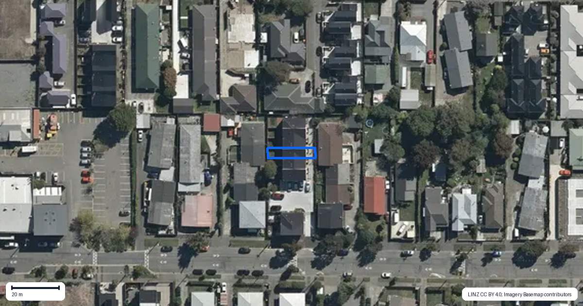 Property context map for 5/427 Worcester Street, Linwood, Christchurch
