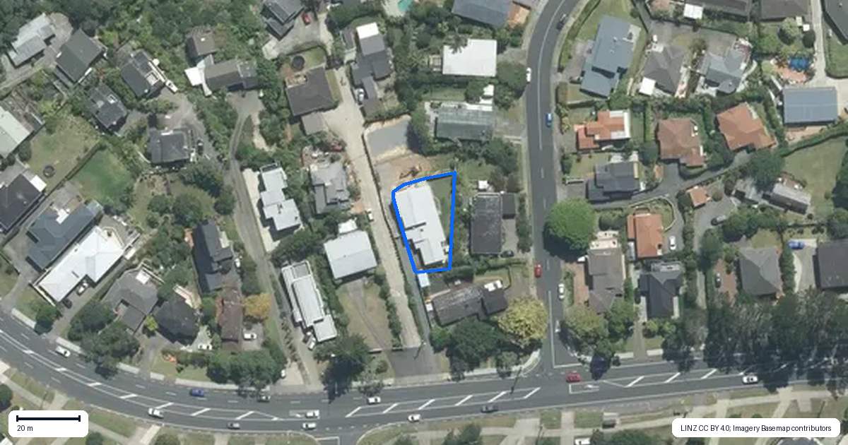 Property context map for 281 East Coast Road, Mairangi Bay, Auckland