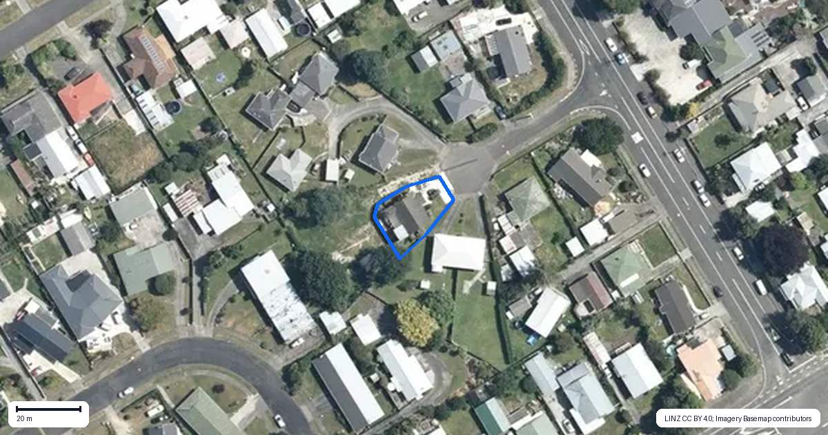 Property context map for 4A Fair Crescent, Feilding
