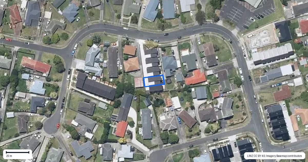 Property context map for 38D Dale Crescent, Pakuranga, Auckland