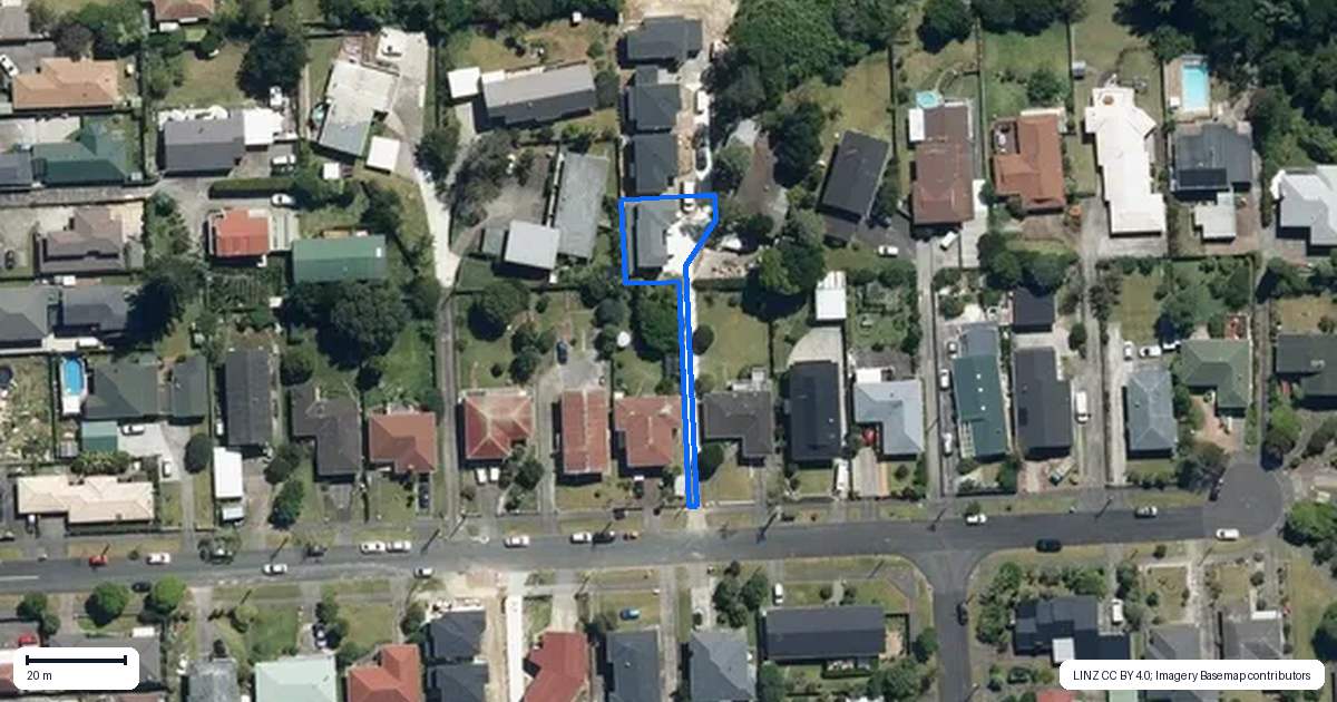Property context map for 18A MacLaurin Street, Blockhouse Bay, Auckland